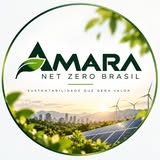 Identidade visual AMARA NET ZERO BRASIL